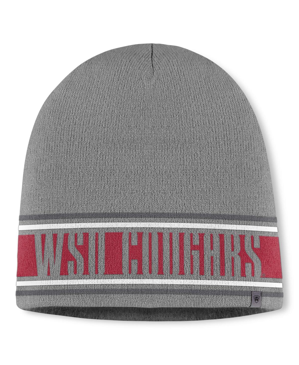 Top Of The World Men's Gray Washington State Cougars Jace Knit Beanie In Gray