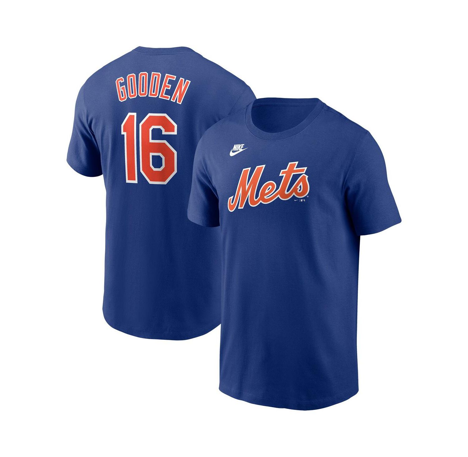 Men's Dwight Gooden Royal New York Mets Cooperstown Collection Fuse Name & Number Retirement T-Shirt