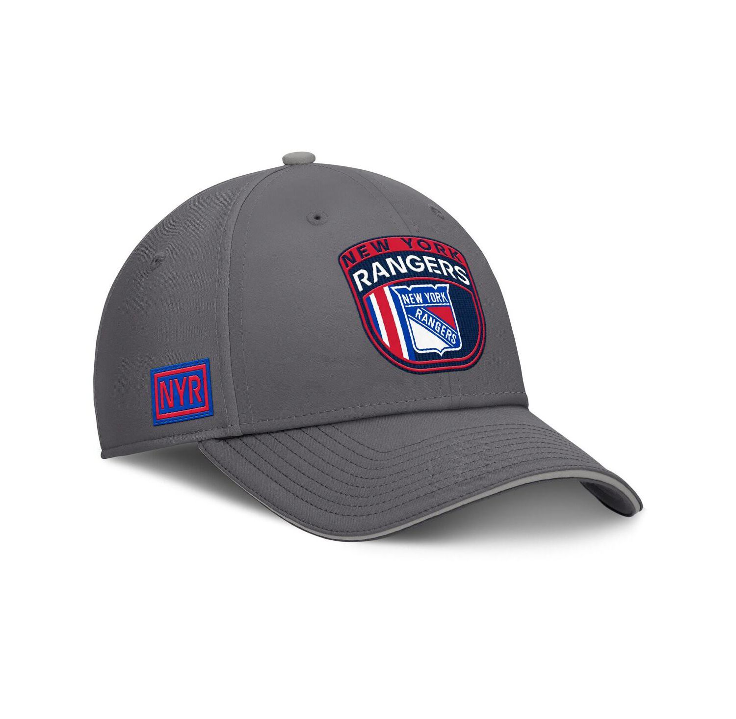 Men's Gray New York Rangers Home Ice Flex Hat