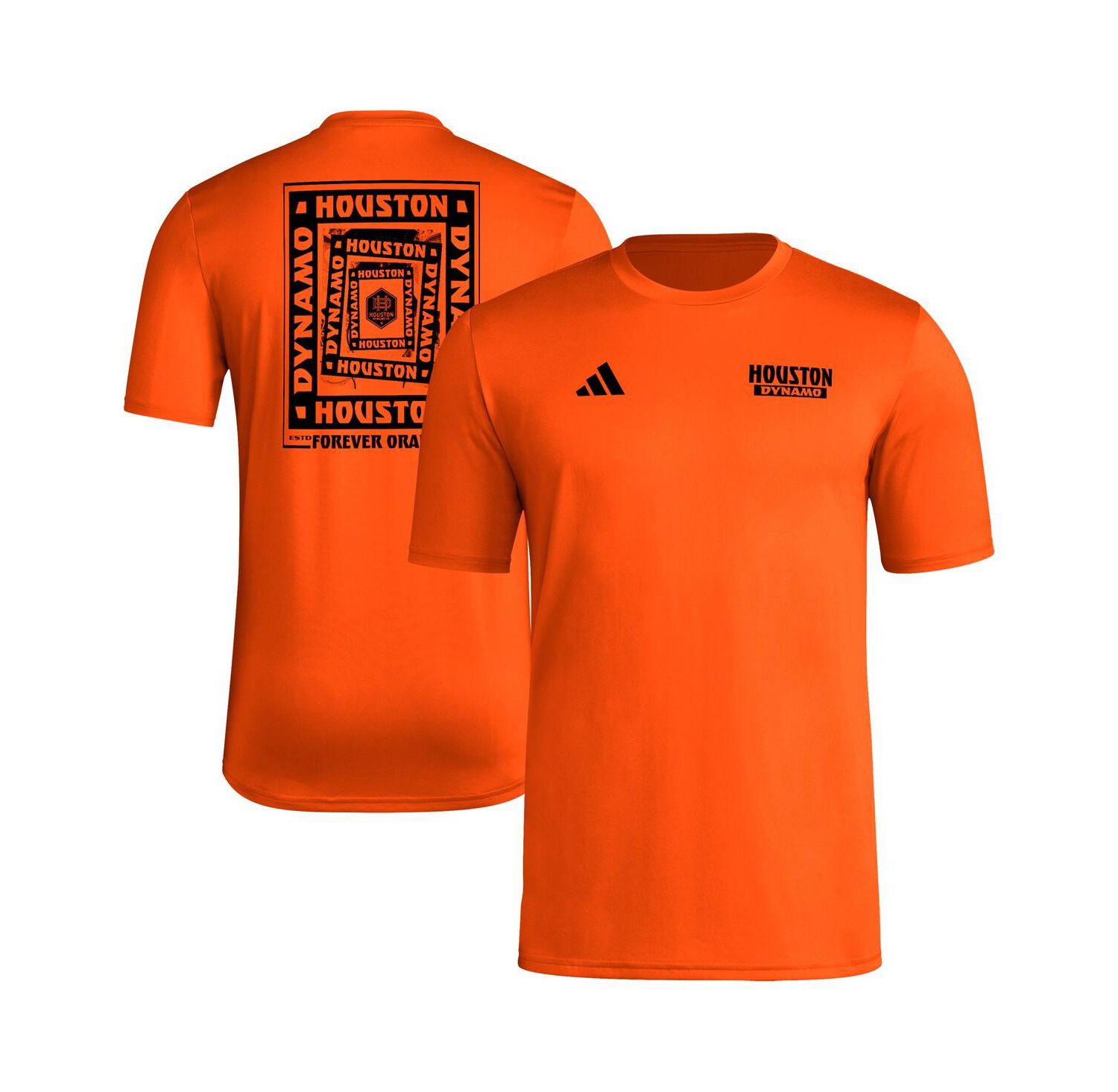 Men's Orange Houston Dynamo FC Local Wrap T-Shirt