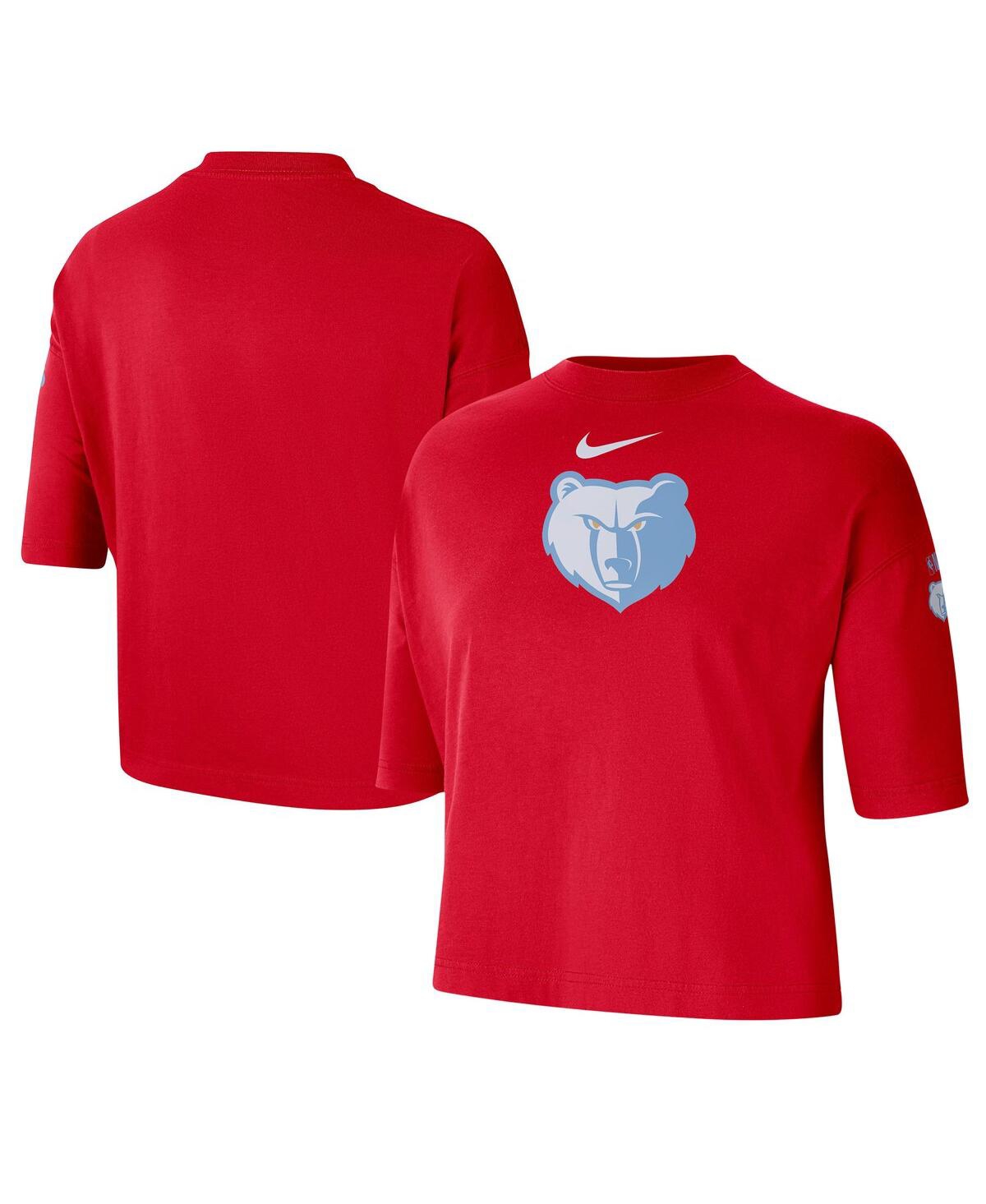 Nike Women's Red Memphis Grizzlies 2024/25 City Edition Courtside Boxy T-shirt In Red