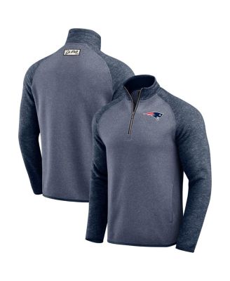 Fanatics - Men's Navy New England Patriots Tonal Quarter-Zip Jacket