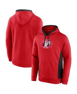 Fanatics - Men's Red Cincinnati Reds True Classics Fanarama Pullover Hoodie