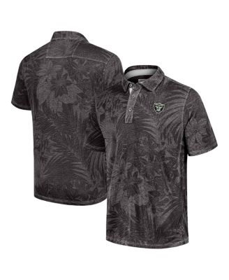 Tommy Bahama - Men's  Black Las Vegas Raiders Sport Santiago Paradise Polo