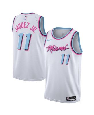 Nike - Men's and Women's Jaime Jaquez Jr. White Miami Heat 2024/25 Swingman Player Jersey - City Edition