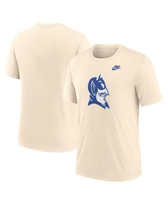 Nike - Men's Cream Duke Blue Devils Vault Logo Tri-Blend T-Shirt