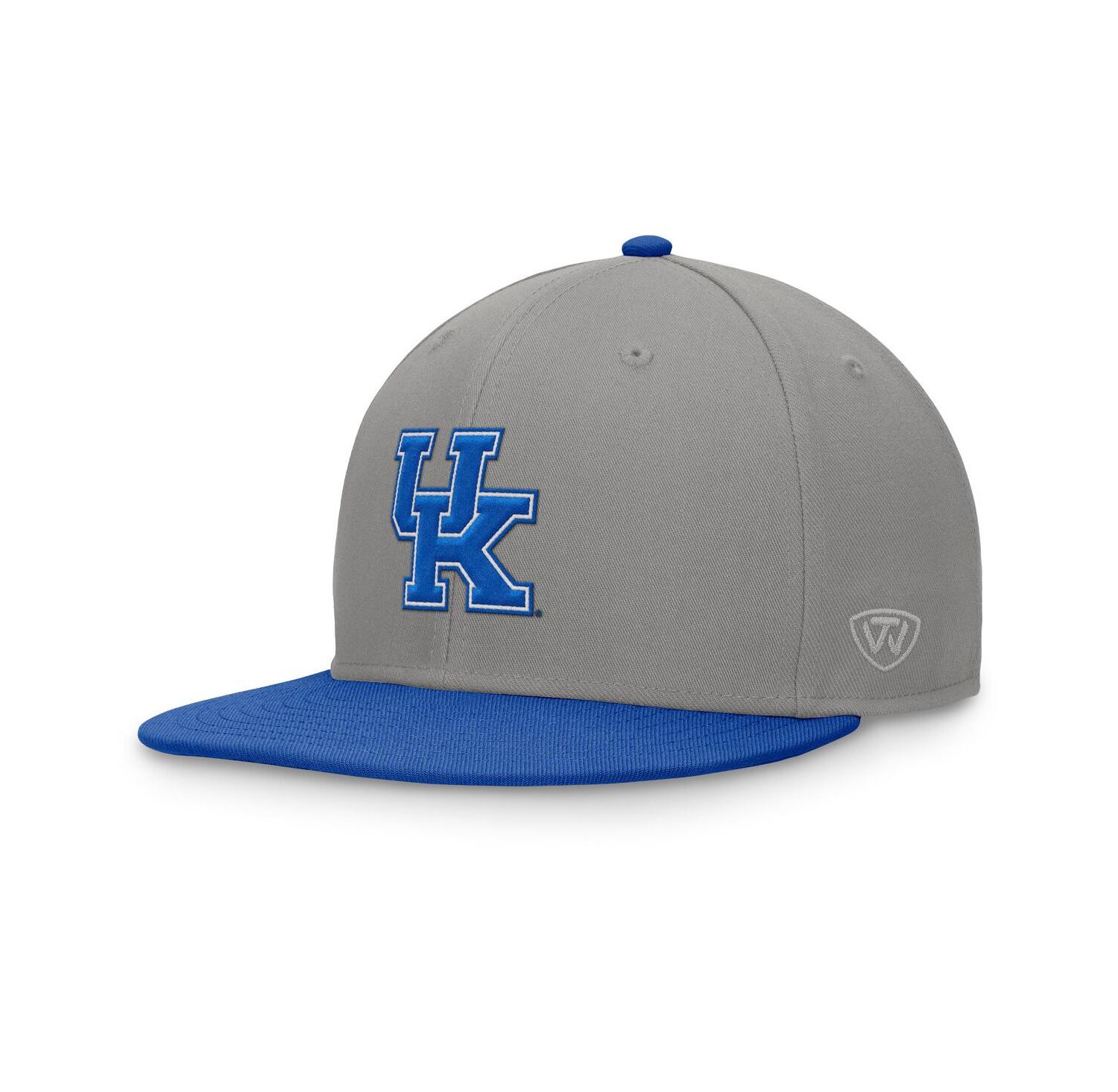 Men's Gray/Royal Kentucky Wildcats Rally Two-Tone Fitted Hat