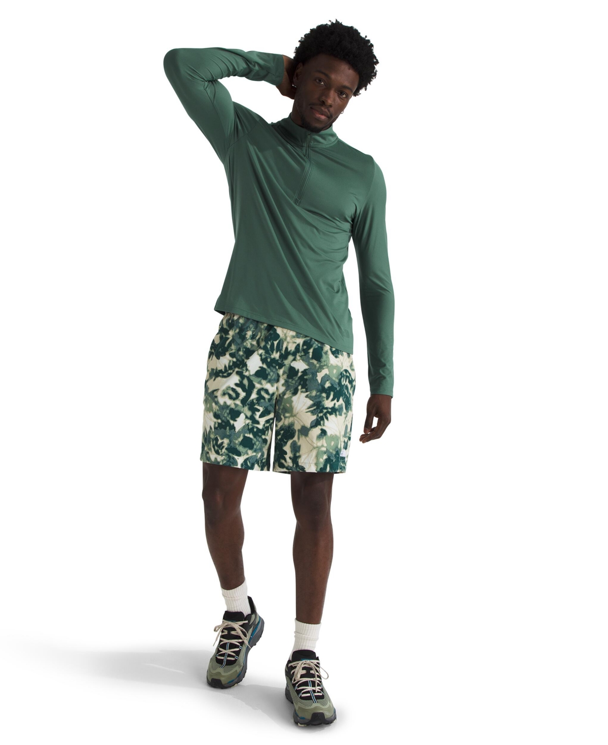 The North Face Dune Sky Regular Fit Quarter Zip Long Sleeve Tee