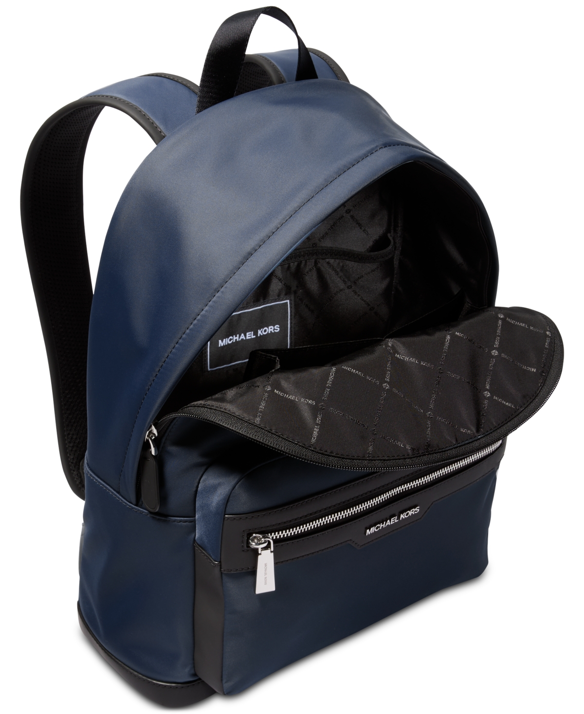 Shop Michael Kors Men's Brooklyn Explorer Logo Backpack In Navy