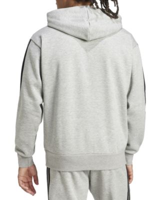 Men's Essential Three Stripes Fleece Hoodie