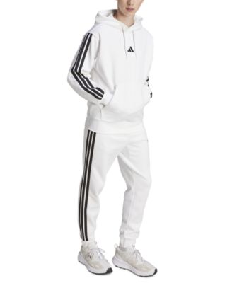 Men's Essential Three Stripes Fleece Hoodie
