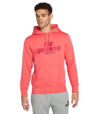 Nike - Men's Fleece Long Sleeve Logo Graphic Hoodie