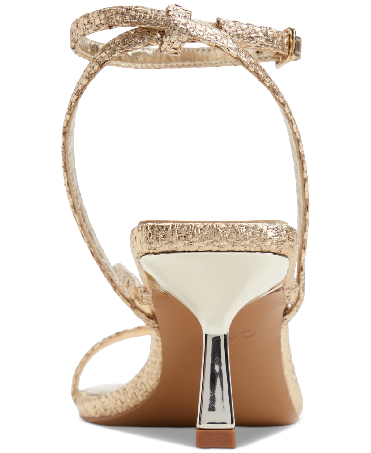 Aldo Women's Dorinda Strappy Dress Sandals In Gold Raffia