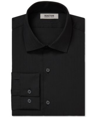 Men's Slim Fit Tonal Stripe Dress Shirt