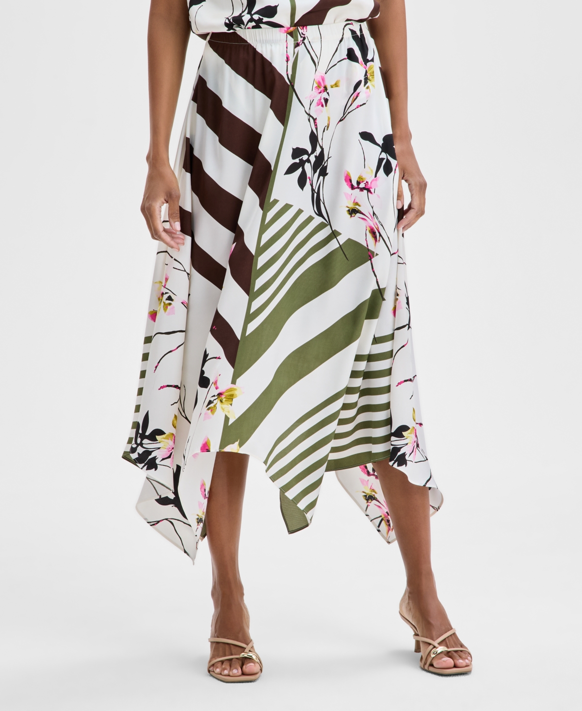 INC INTERNATIONAL CONCEPTS WOMEN'S HANDKERCHIEF-HEM SKIRT, EXCLUSIVELY AT MACY'S 