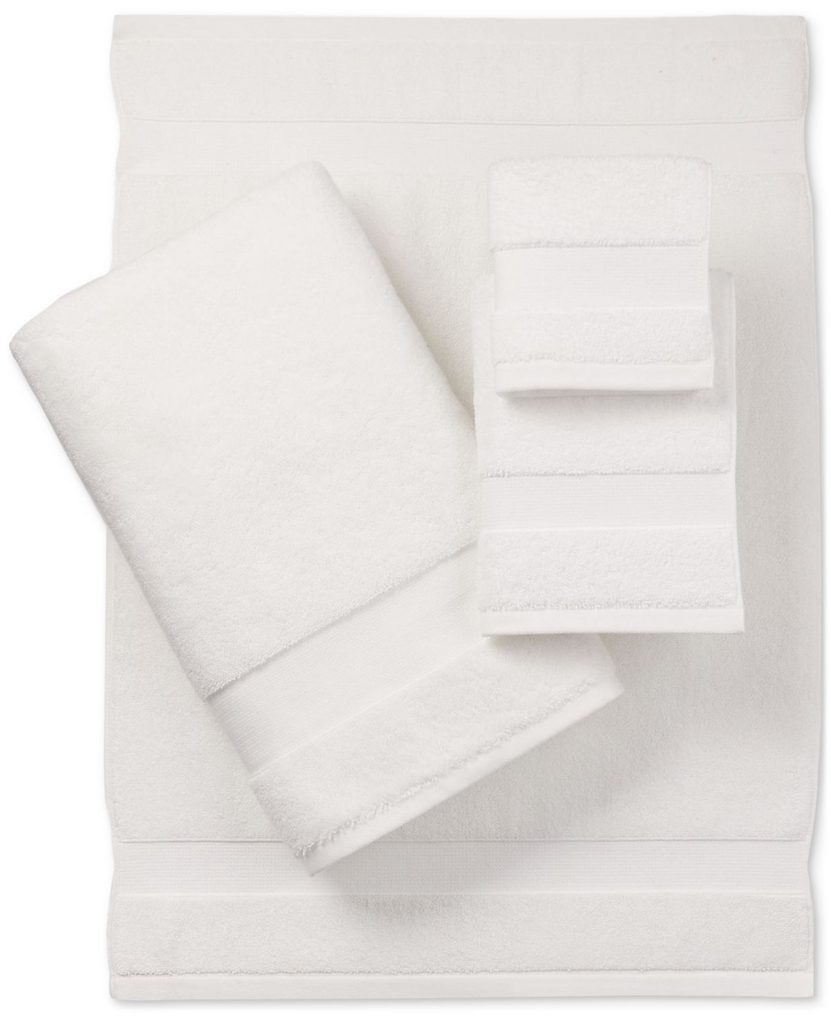 Ralph Lauren Watson Cotton Washcloth, 13" X 13" In White