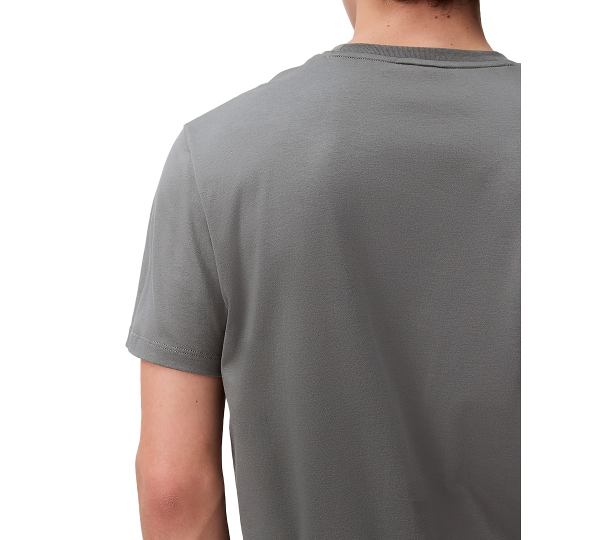 Shop Calvin Klein Men's Short Sleeve Supima Cotton Interlock T-shirt In Sedona Sage