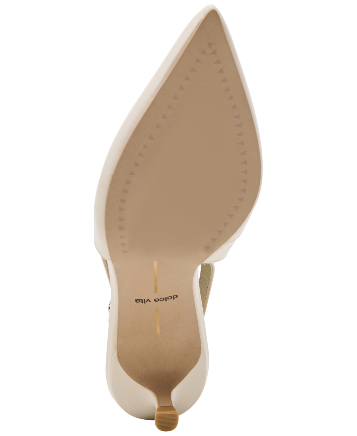 Dolce Vita Alenna Slingback Pointed Toe Kitten Heel Pump In White