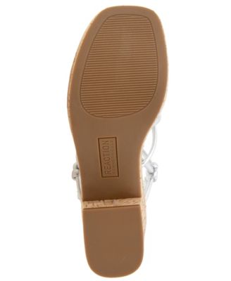 Women's Essa Knots Square Toe Wedge Sandals