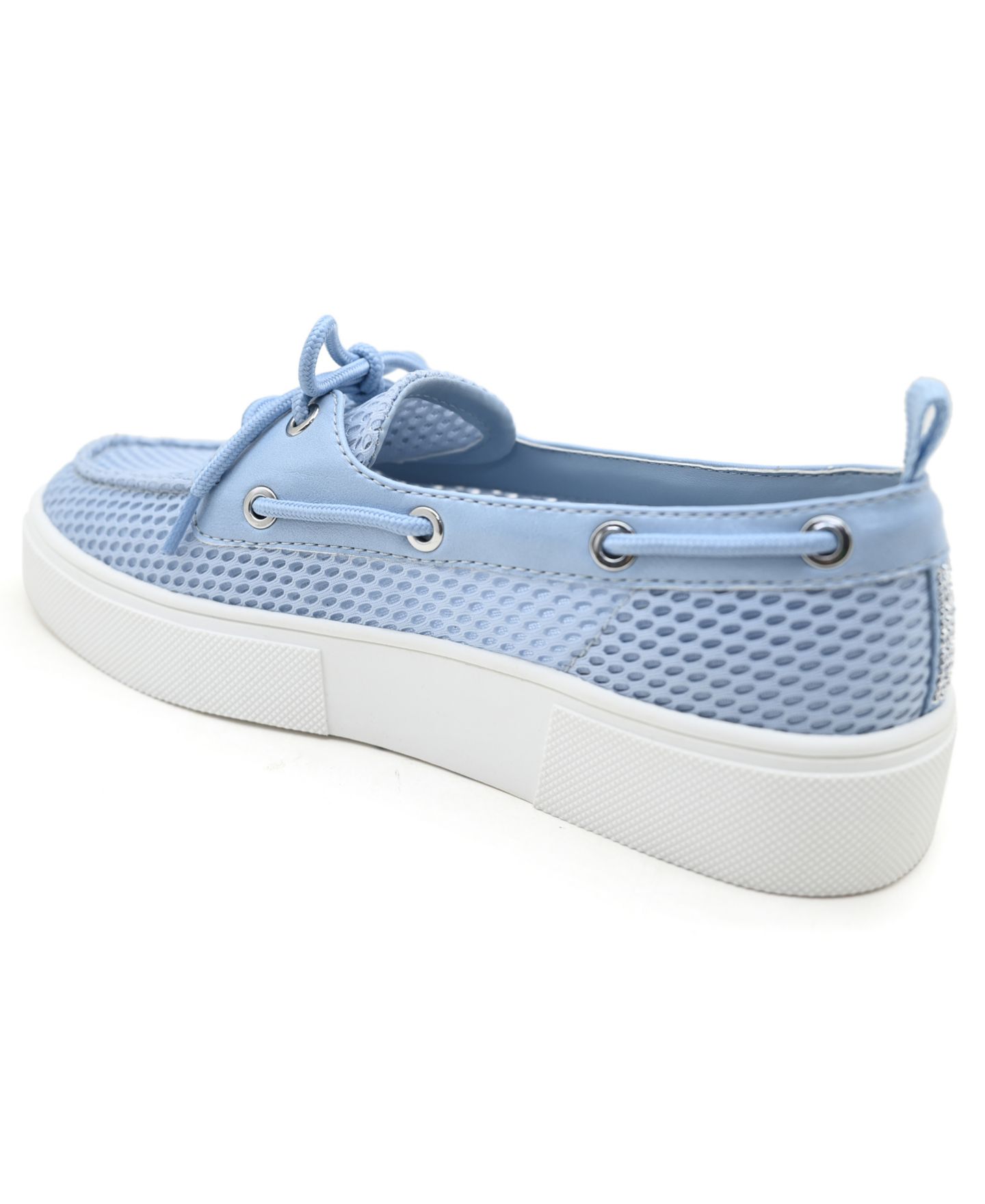 Женские туфли Kenneth Cole Reaction Zelda Almond Toe Boat, цвет: Синий сетчатый — фото 6