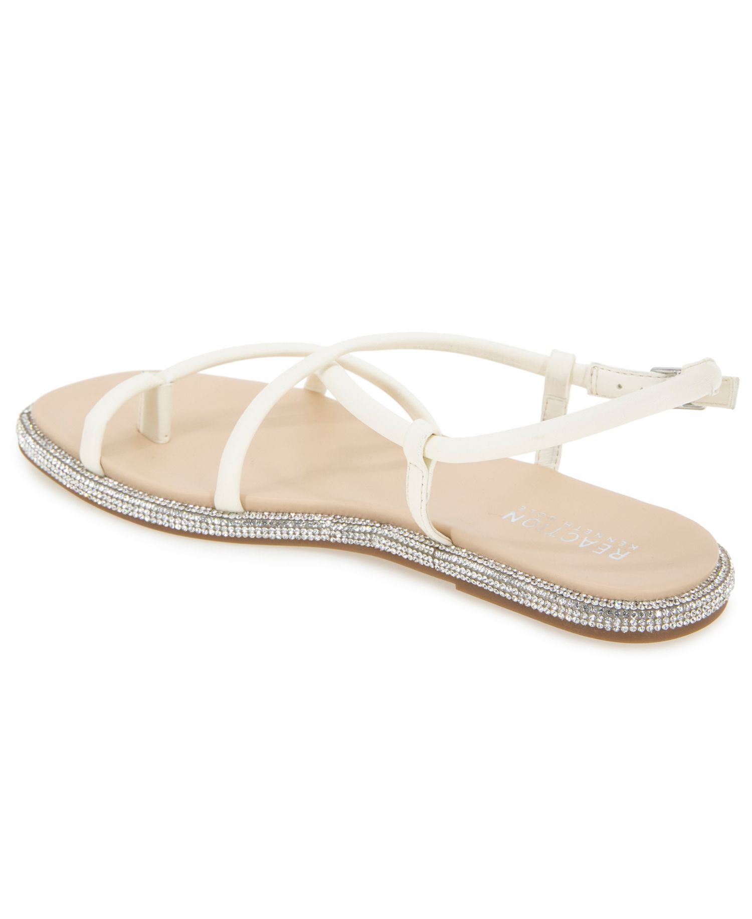 Women's Waltz Strappy Square Toe Flat Sandals