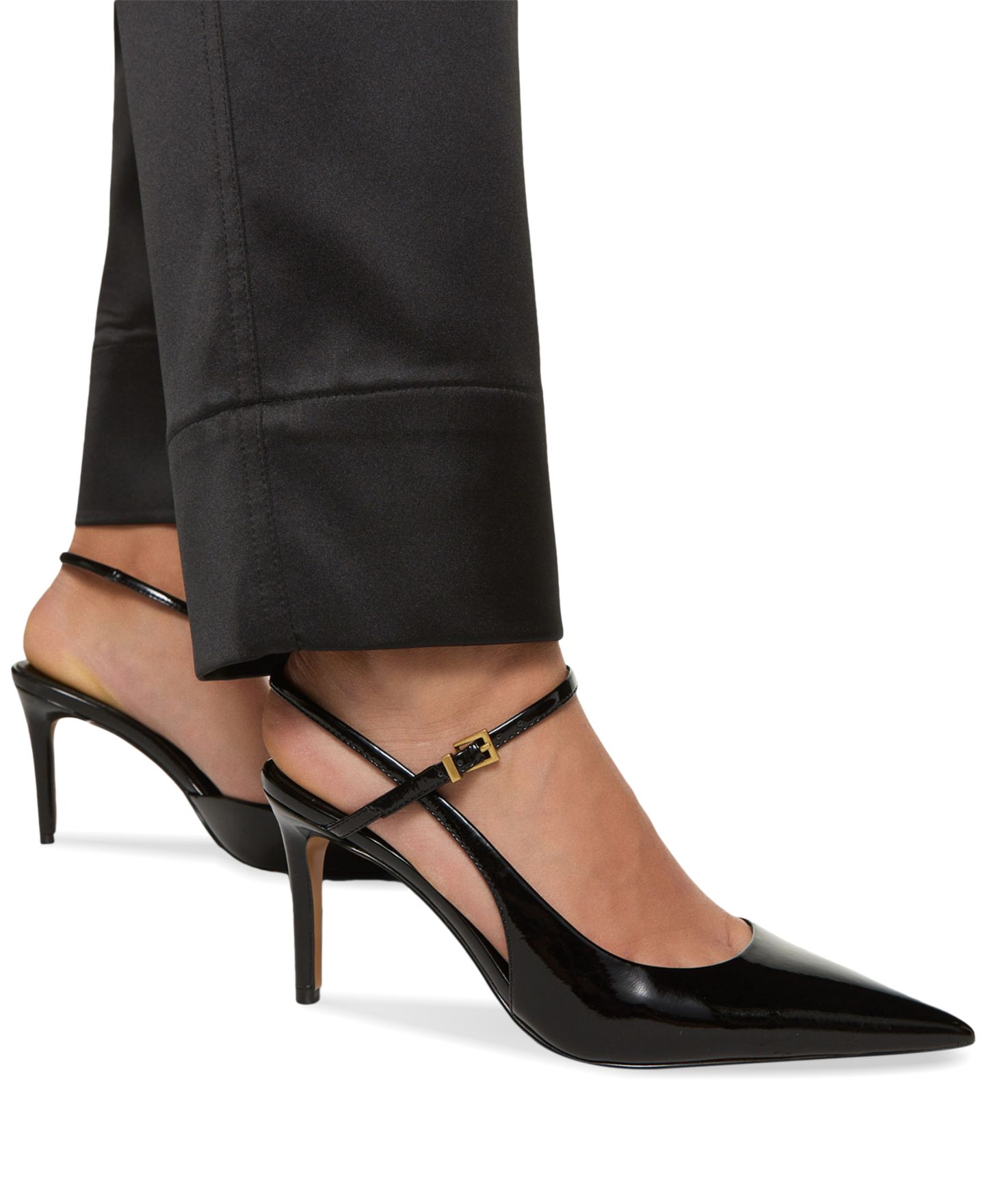 Женские туфли ALDO Kymmberly Strappy Pointed-Toe Pumps, цвет: Чёрный — фото 6