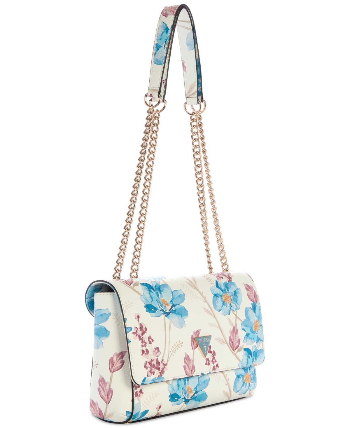 GUESS MICAELA SMALL FLORAL CONVERTIBLE CROSSBODY 