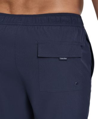 Men's Core Euro Regular-Fit Quick-Dry 5" Swim Trunks with Compression Short Liner