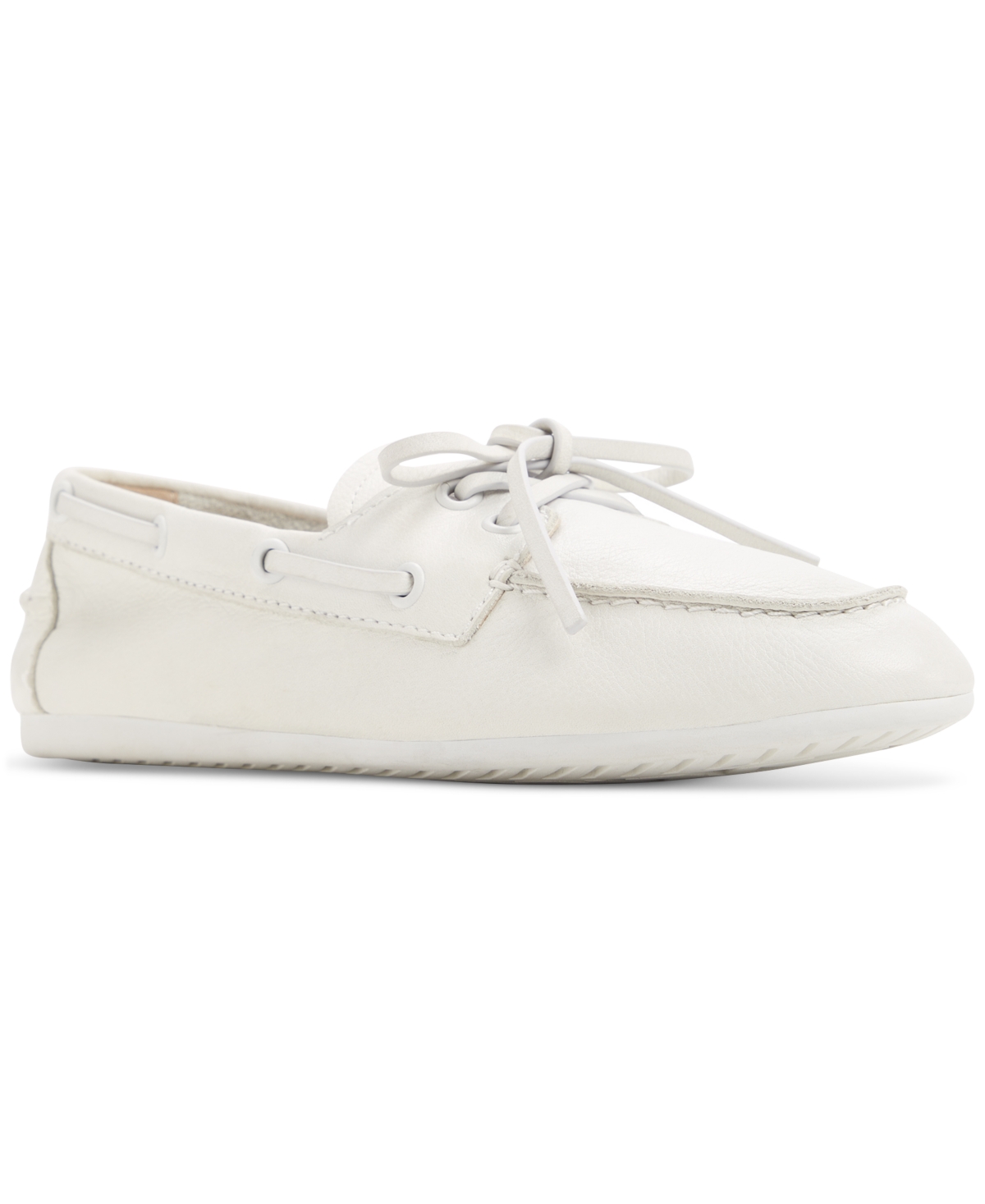 Aldo Women's Sail Boat Shoes In White,bone
