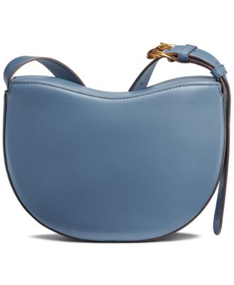 Valley Stream Leather Buckle Crossbody with Adjustable Strap