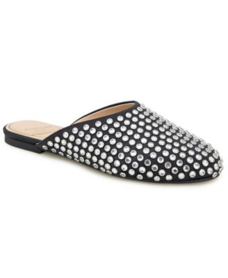 Women's Almond Toe Saddie Mules