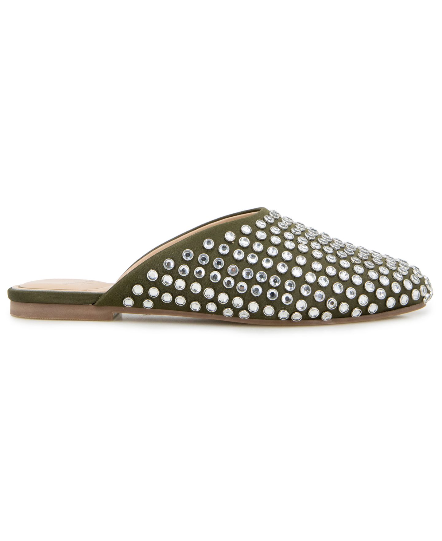 Женские сабо Kenneth Cole New York Almond Toe Saddie Mules, цвет: Оливковый — фото 2