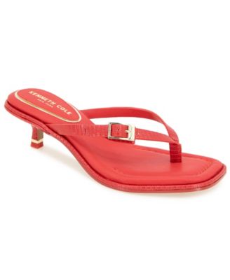 Kenneth Cole New York - Women's Gillie Kitten Square Toe Heel Sandals