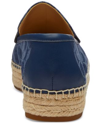Women's Camilla Logo Espadrille Flat Suede Loafers
