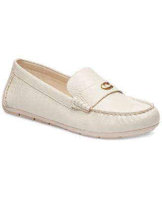 COACH - Women's Sculpted C Leather Driver Loafer Flats