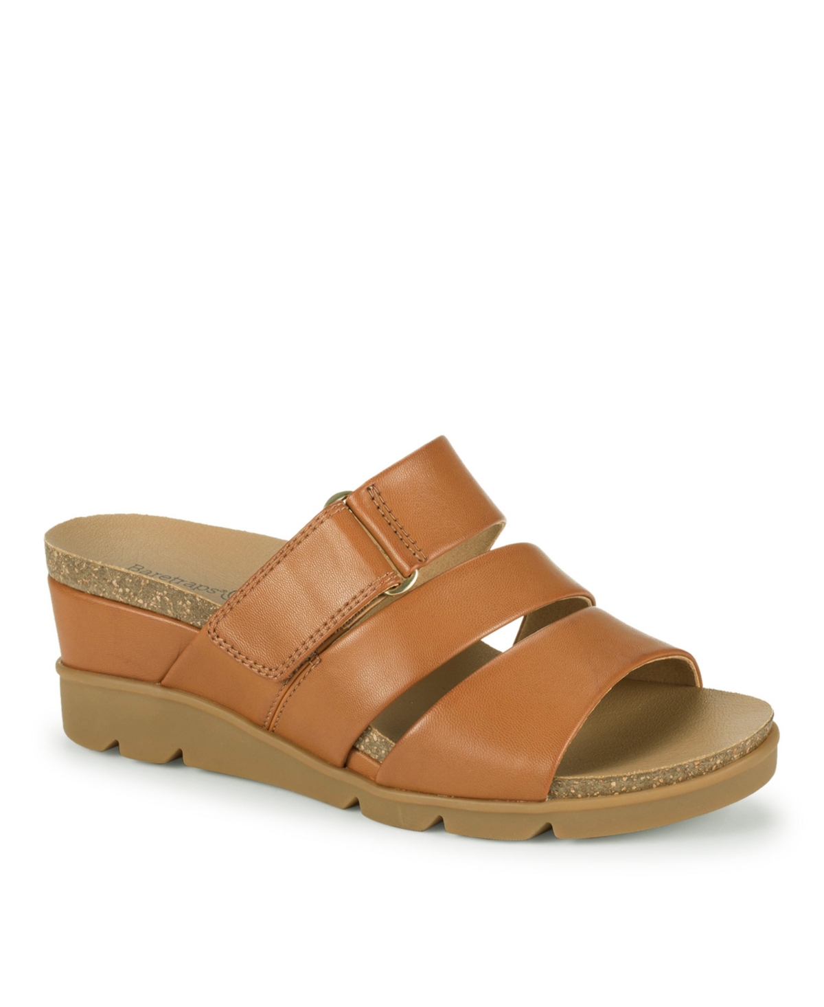 Baretraps Women's Michi Wedge Sandals In Dark Caramel