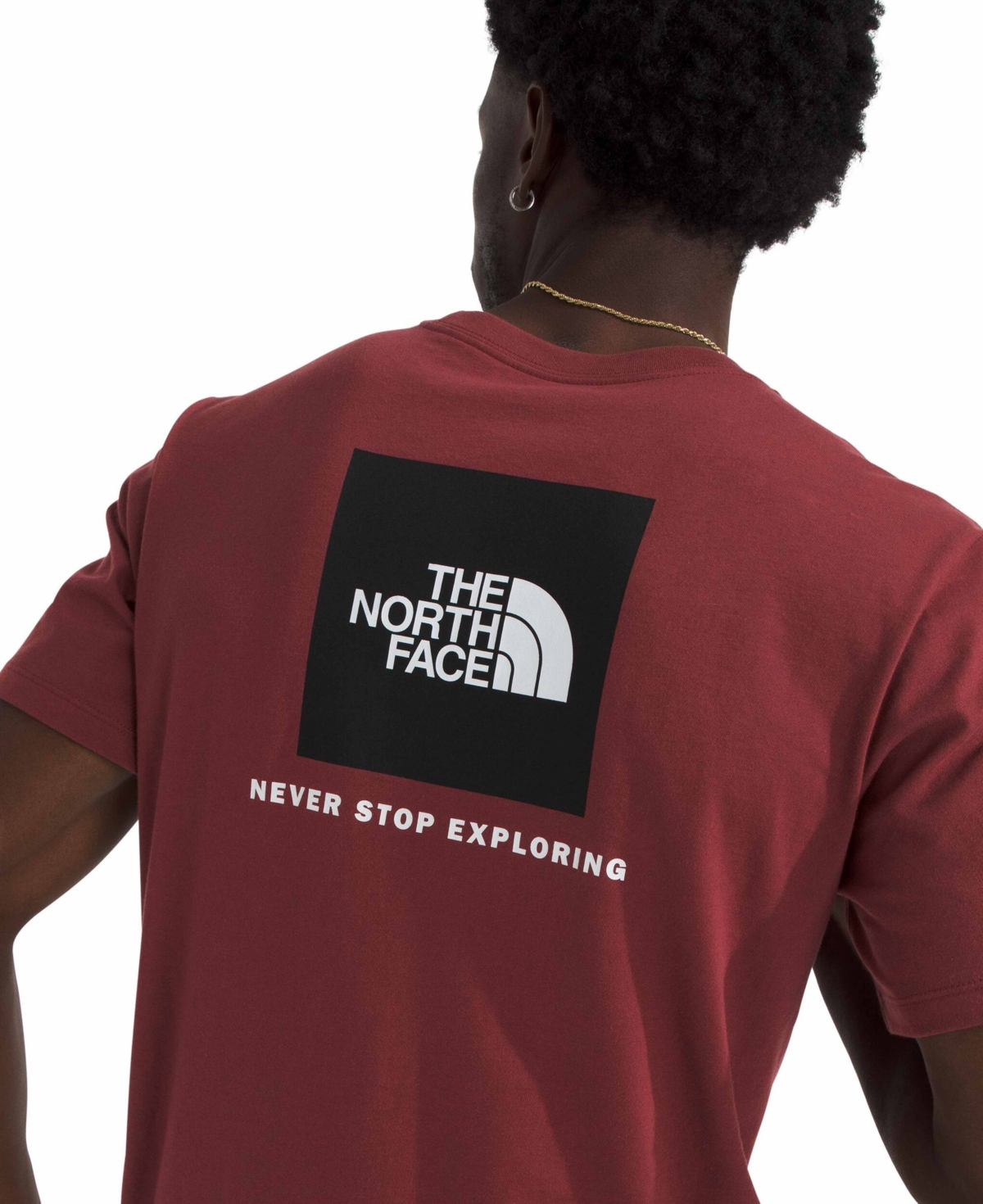 THE NORTH FACE MEN'S SHORT SLEEVE CORE BOX NEVER STOP EXPLORING T-SHIRT 