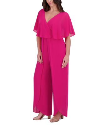 Women's Flutter-Sleeve Jumpsuit
