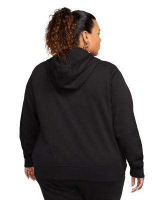 Plus Size Sportswear Club Fleece Full-Zip Hoodie