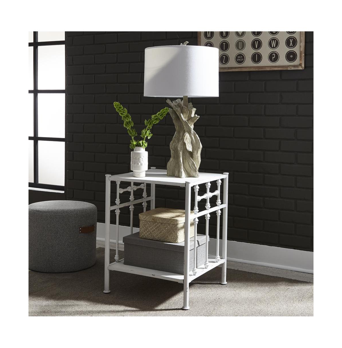 Open Night Stand - Antique White