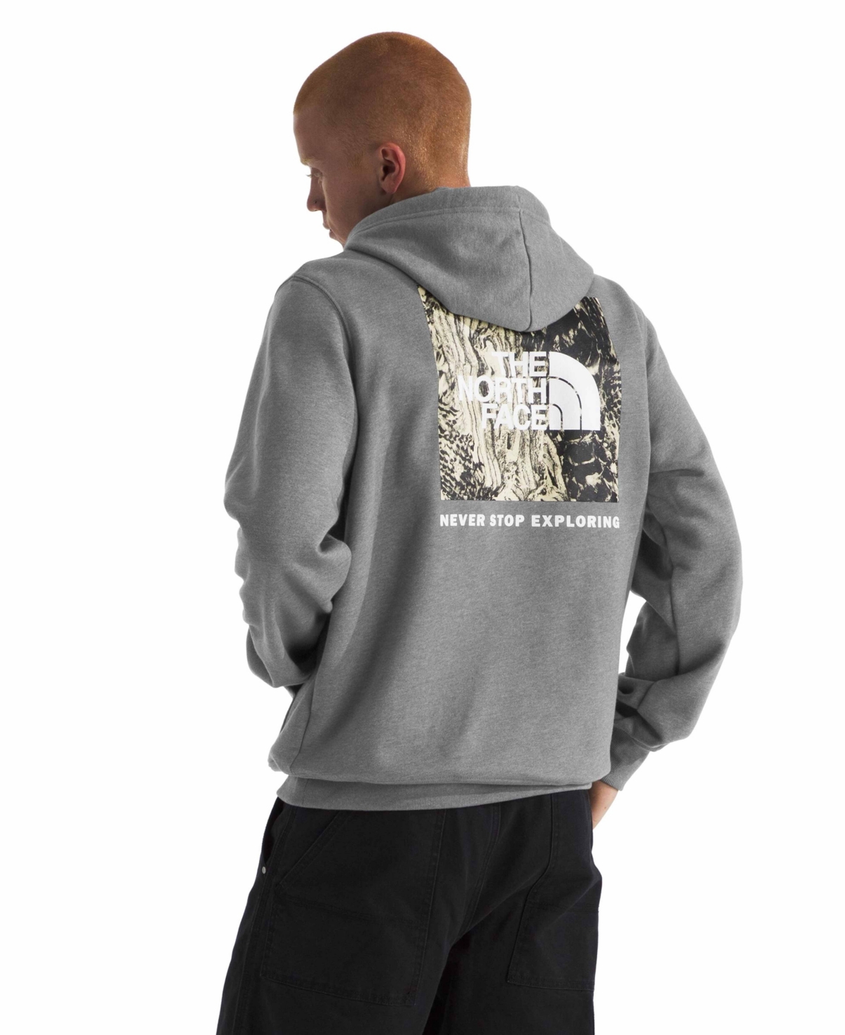 Men's Lunar New Year Snake Print Graphic Hoodie - Black