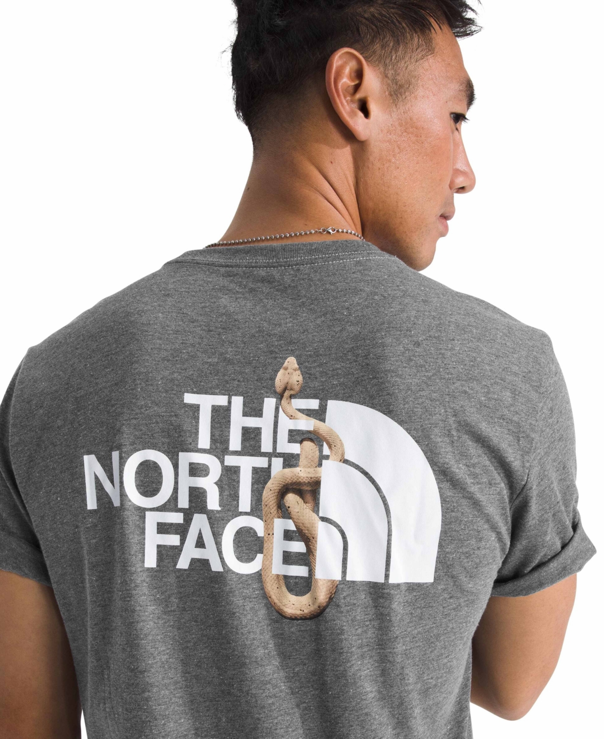 THE NORTH FACE MEN'S SHORT SLEEVE LUNAR NEW YEAR SNAKE GRAPHIC T-SHIRT 