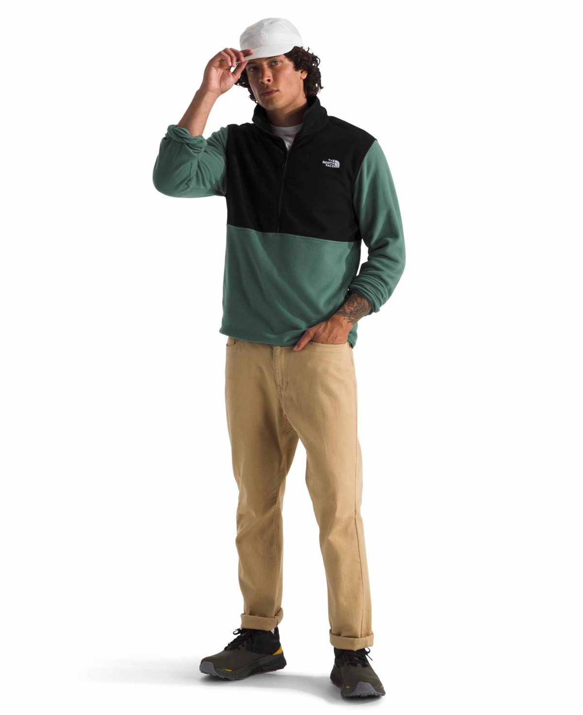 The North Face Men's Glacier Fleece Â½ Zip Jacket