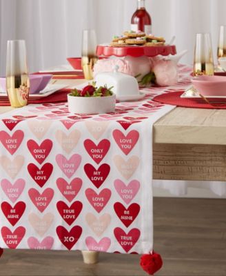 Valentine's Day Table Runner, 14" x 72"