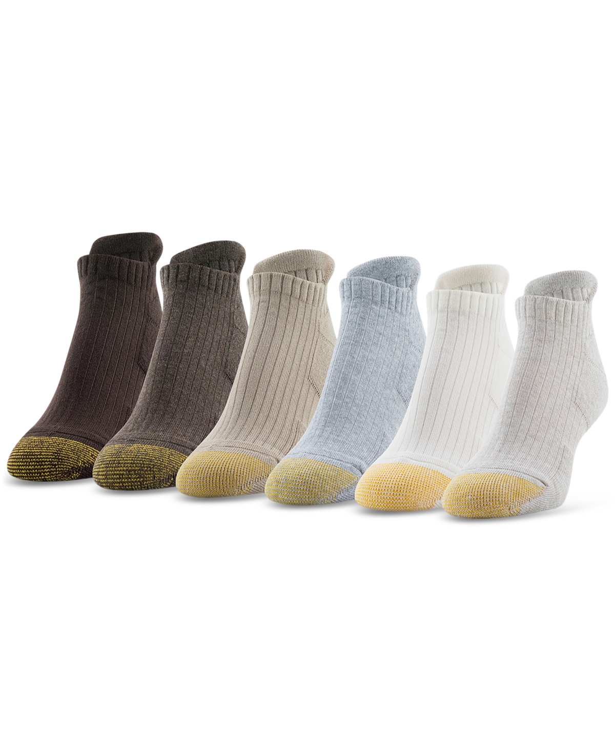 Shop Gold Toe Women's 6-pk. Everyday No Show Tab Socks Gtdl0154r06 In Neutral Pack (asst 1)