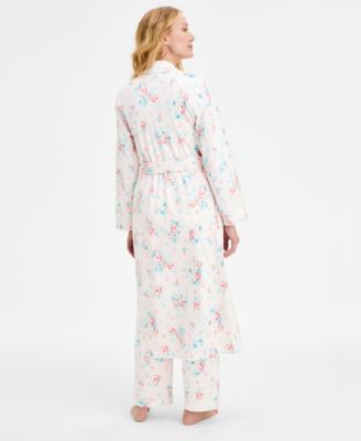 Women's Cotton Printed Robe, Exclusively at Macy's