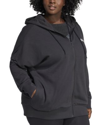 Plus Size Logo French Terry Full-Zip Hoodie