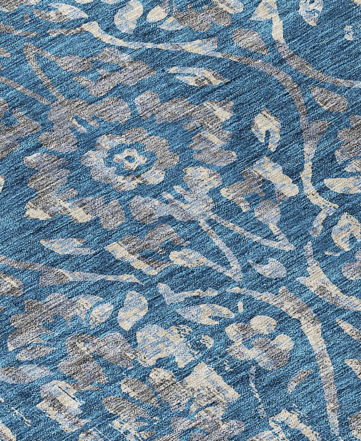 Shop Addison Chantille Machine Washable Acn868 10'x14' Area Rug In Blue