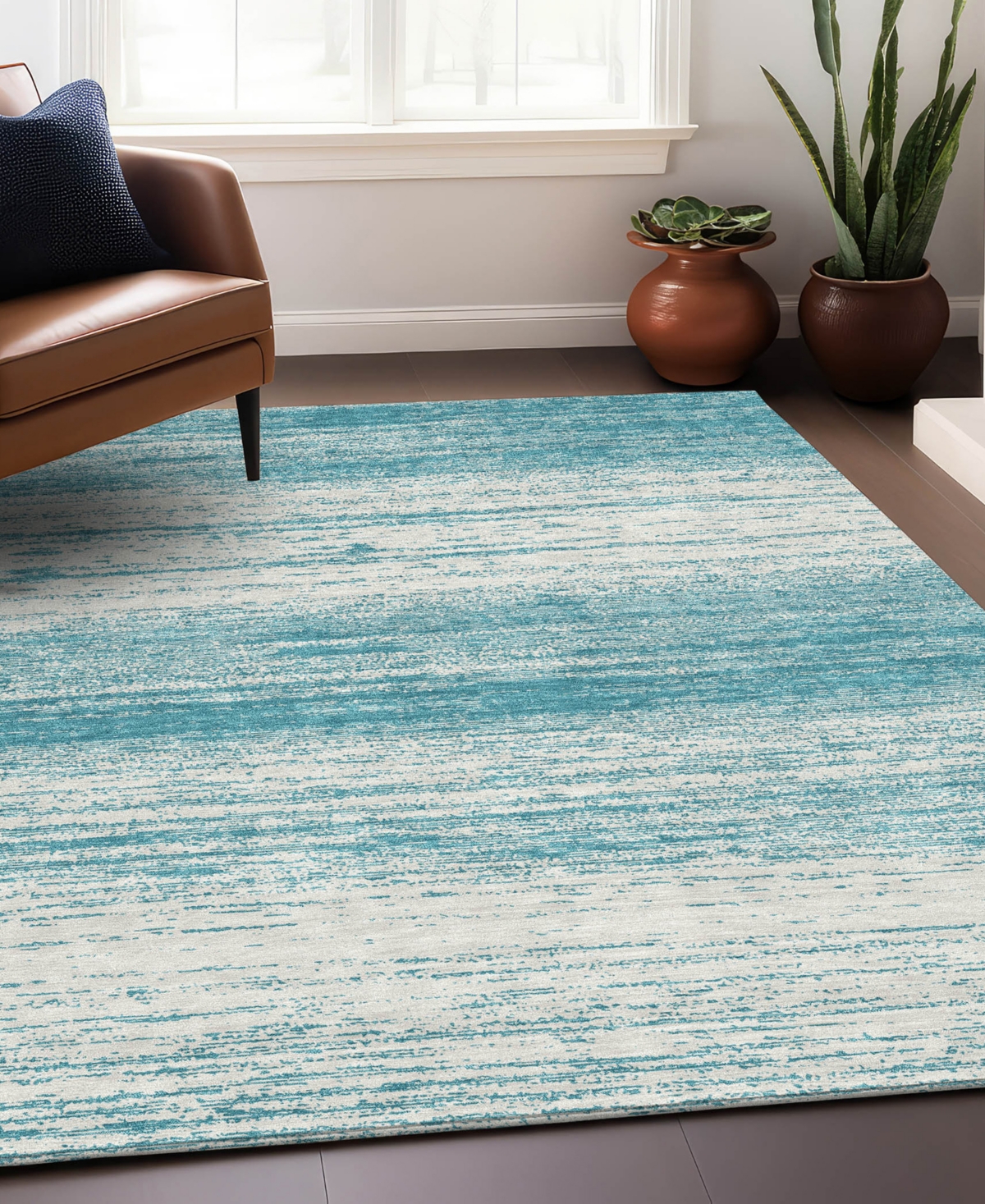 Addison Chantille Acn859 9'x12' Area Rug In Teal