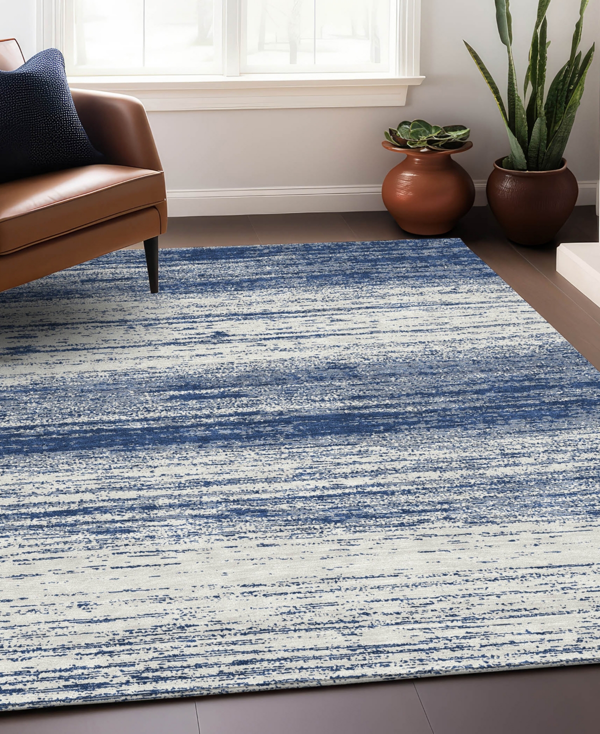 Addison Chantille Acn859 9'x12' Area Rug In Navy